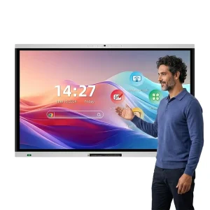 School Teaching Smart Interactive Board Whiteboard 4K Stylus Lesson Writing Eye Care Kids Learning Zerobonding