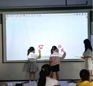 Science Education Equipment Teaching Portable Interactive Boards Smart Whiteboard Electronic Teaching Board Infrared Pen