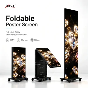Seamless Splicing LED Poster Display Digital Signage Video Wall Totem Screen Advertising Board High Bright Large Venue Stadium