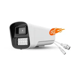 Security CCTV System 5MP POE IP66 Zoom Camera One-Way Audio Built-in Mic Human Vehicle Detection Network Camera