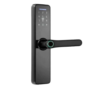 Security Intelligent Lever Locks Smart Door Handle Locks Electronic Drawer Hotel Key Card With Fingerprint