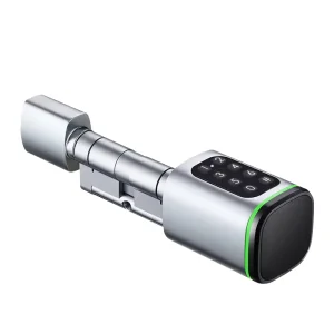 Security Safety Key BLE Cylinder Password Digital Electric Mortise APP Euro Smart Cylinder Lock Cloud Anti-Peep Code