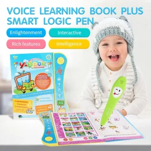 See and Say Electronic English Learning Book with Smart Logic Pen Early Educational Talking Book
