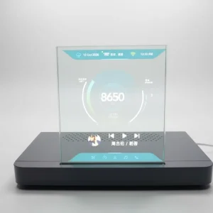 See-through Micro LED 9inch 768×840 Transparent Display for smart home, smart healthcare etc.