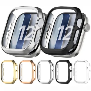 Semi Open Hollow PC Case for S12 43mm 47mm Half Wrapped Lightweight Hard PC Bumper Protective Cover for Smart Watch