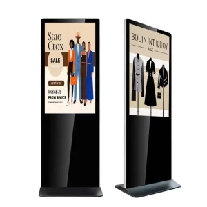 Shopping Mall Wayfinding 32 43-Inch Touch Screen LCD Advertising Machine Digital Signage Animation Kiosk Vertical AD Screen