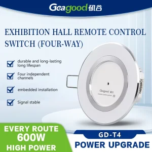 Showroom Exhibition Hall Remote Control Switch High Power Infrared Wireless Remote Control Switch 2400W LED Light