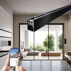 Silent Home Smart Motor Electric Sliding Door Opener Kit Home Magnetic Levitation Automatic Sliding Door Operators System