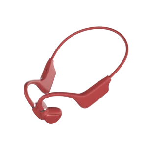 Silicon Clip on Rechargeable Bone Conduction Headphone Bluetooth Wireless Hook Design on Ear Headset