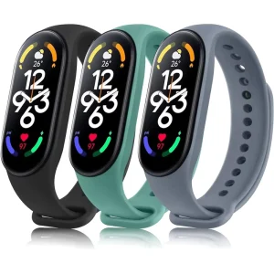 Silicone Adjustable Bracelet Soft Slim Colorful Strap Smart Watch Mi Band for xiaomi Mi 7