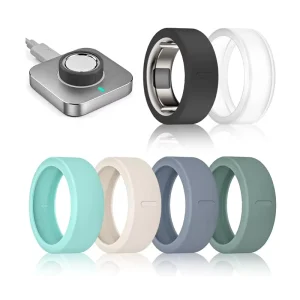 Silicone Smart Ring Cover Compatible with Gen 3 and Gen 4, Waterproof, Anti-Scratch, Slim Ring Protector Sleeve for Sports