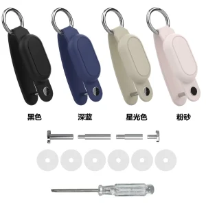 Silicone Waterproof Soft Shell Cover for Samsung Galaxy SmartTag 2 Locator Tracker Case Keychain Promotional Gift