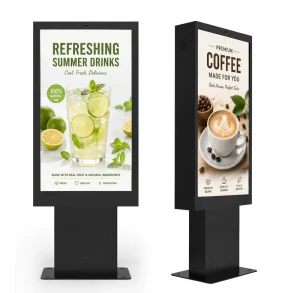 Single Display Stretched Bar LCD Digital Signage Ultra Wide Advertising Screen Shelf Retail Store Elevator