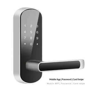 Single tongue Wooden Door Smart Lock RF 086 Tuya Fingerprint & Code Lock Memory Card Wi Fi Universal Replacement Ball Lock