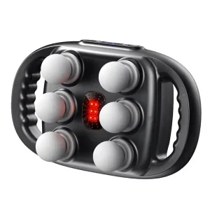 Six Head Massage Gun Hands Free and Handheld Muscle Massager Deep Tissue Recovery Device for Back Legs Shoulders