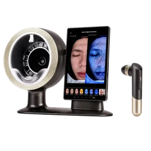 Skin Analyzer Facial Skin Moisturizing Analyzer M17 Smart Facial Analyzer 10 Light Modes Beauty Salon Skin Analysis Machine