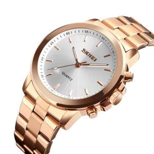 Skmei 1324 Smart Quartz Watches Stainless Steel Automatic Time Relojes