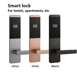 Slim Commercial Smart Lock RFID Card WeChat Mini Program Key Hotel Homestay Apartment Dormitory Door