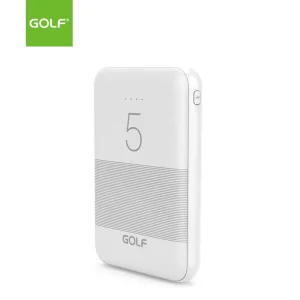 Slim Li Polymer Battery Bank Dual USB Mini 5000mah Power Bank for Smart Phone