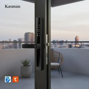 Slim Smartlock Professional Manufacturer Low Price Steel Door Anf Smart Door Locks with Remote