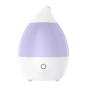 Small Cool Mist Spray Quiet Electric Ultrasonic Air Humidifier With 7 Colourful Changing Led Night Light for Baby Bedroom
