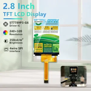 Small TFT-LCD display 2.8 inch 240×320 4wire SPI Interface Industrial IPS Display Screen