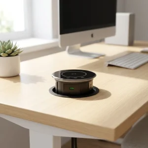 Smart 16A13A Lifting Automatic Pop Up Desktop Socket with Universal US UK EU Four Sided Socket Power Supply Hidden Installation