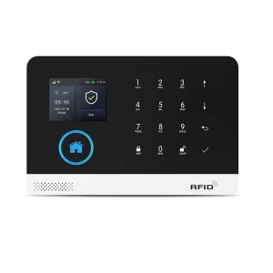 Smart 2.4 Inch LCD Screen Wireless Alarm System Kit GSM WiFi 4G Connectivity with ABS Material