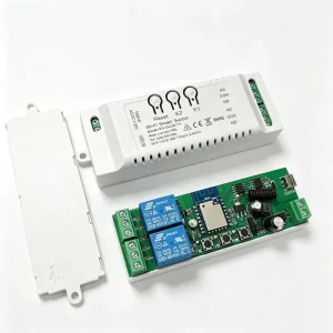 Smart 2CH Wifi 7 32V Motor Forward Reverse Switch,DC 12V 24V 32V 110V 220V 2 Channel Module Relay,Alexa Voice Control