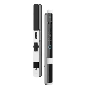 Smart 3D Face Recognition Wood/Aluminum Door Lock with Fingerprint RFID Card Reader WiFi Tuya App & Cloud Storage