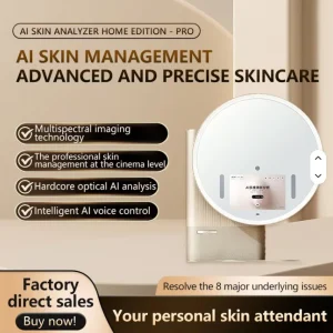 Smart 3D Facial Skin Analyzer UV Light Deep Diagnostic Scanner Wrinkle Acne Pigmentation Pore Moisture Beauty Salon