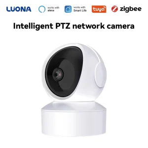 Smart 3MP Indoor Wifi Camera with Night Vision and Large 256GB Storage Space