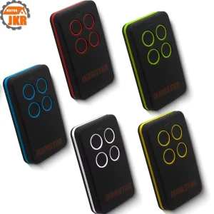 Smart 433MHz Four-Button Remote Control Clone Compatible with Multiple RF Protocols for Various Remote Control Scenes
