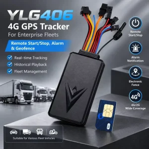 Smart 4G GPS Tracker YLG406 for Enterprise Fleet with Global SIM Card