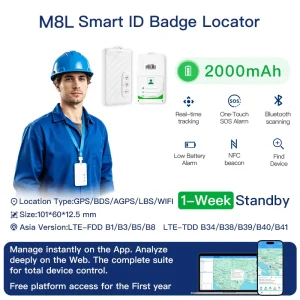 Smart 4G LTE GSM GNSS GPS WiFi LBS AGPS Wireless Location Device 1 Year Warranty Android APP PC Tracking Gps tracker Portable