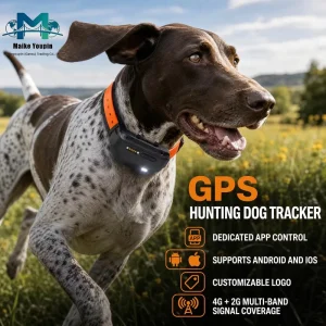 Smart 4G Pet GPS Tracker with App Control IP67 Waterproof 4000mAh Battery & Multi Satellite Positioning for Dogs OEM OMD