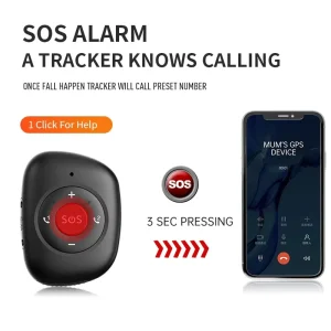 Smart 4G SOS Alarm One Touch Emergency Alert Device With Real time Tracking Locator for Seniors Living Alone Telecare