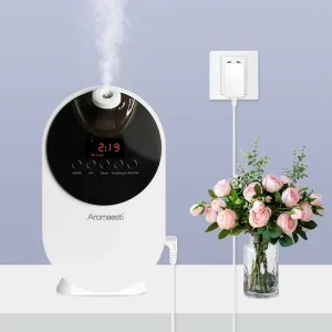Smart 500ml Aroma Diffuser for Car Hotel Electric Cool Mist Ultrasonic Essential Oil Air Diffusion Quiet Waterless Household