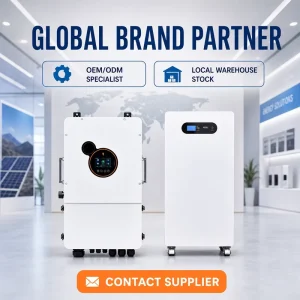 Smart 8kW 10kW 12kW Hybrid Solar Inverter System US Version 120V 240V Split Phase 16kWh Battery Storage Complete Kit