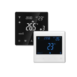 Smart AC Thermostat for Fan Coil Unit Air Conditioning Thermostat WiFi Temperature Controller Fan Coil Thermostat