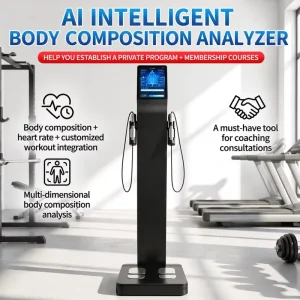 Smart AI Body Analysis Station Commercial Use Floor Standing Boost PT Sales Interactive Visual Health Reports AI Recommendations