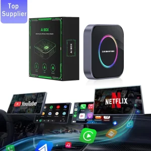 Smart AI Box 3 in 1 4G Sim Card Youtube Wired to Wireless Adapter Carplay Android Auto 13 Car Carplay Wireless Carplay