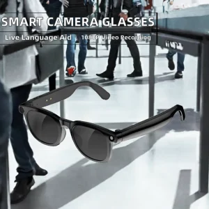 Smart AI Camera Audio Call Glasses BT Al Translation Noise Reduction WIFI Remote Photography Wearable Headset 1080P IP68