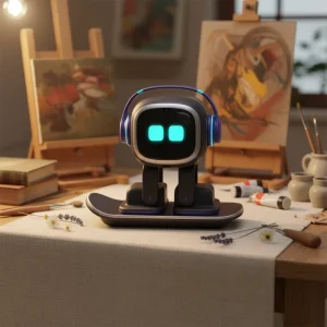 Smart AI Desktop Companion Robot Interactive Emotional Pet with ChatGPT Integration 360° Touch Response & Voice Dialogue
