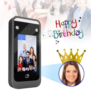 Smart AI Face Recognition Time Attendance Machine Biometric Access Control System WiFi Cloud High Speed Security Device