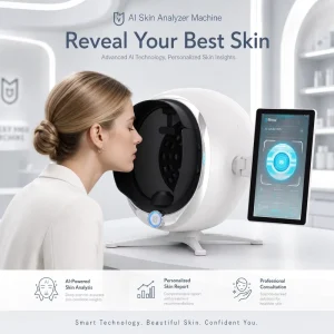 Smart AI Facial Skin Analyzer Scanner With Digital Skin Analysis Report System for Beauty Salon