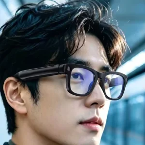 Smart AI Glasses T100 HD 1080P 800W Camera 32G Memory 300mAh Blue Light Anti shake Noise Cancellation Phone Calls Music ChatGPT