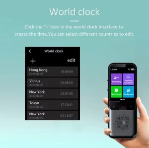 Smart AI Mini Translator Supports 138 Languages Voice Translation WiFi GPT Assistant Offline Translation-Direct Factory
