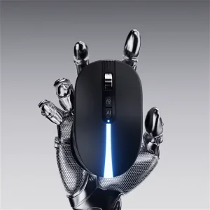 Smart AI Mouse Wireless Ergonomic Rechargeable Voice Control Mouse with Auto Translate Support for 100+ Languages