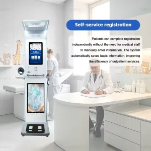 Smart AI Powered Health Check up Kiosk for Hospitals Preventive Health Assessment OEM ODM Customizable 21 inch LED Touch Screen